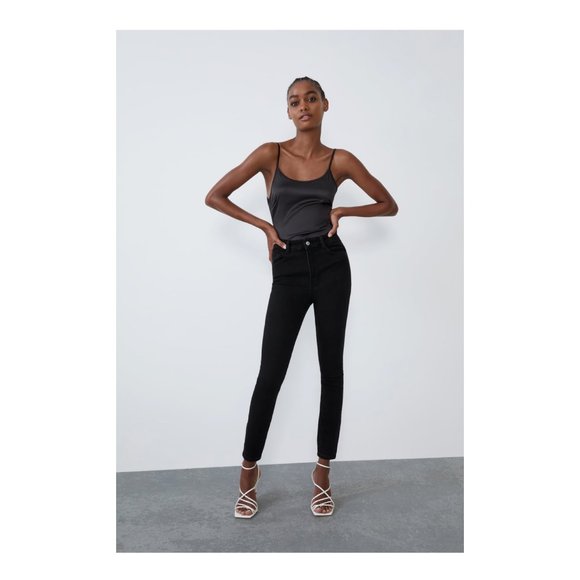 ZARA VINTAGE HI-RISE SKINNY JEANS - Picture 1 of 4